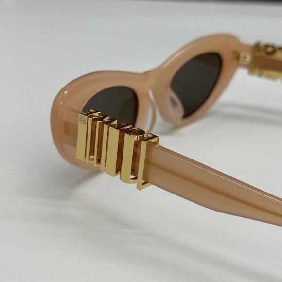 NEW LOEWE LW40156U 72E WOMEN SUNGLASSES NUDE CAT EYELOEWE EYEWEAR - Picture 3 of 10